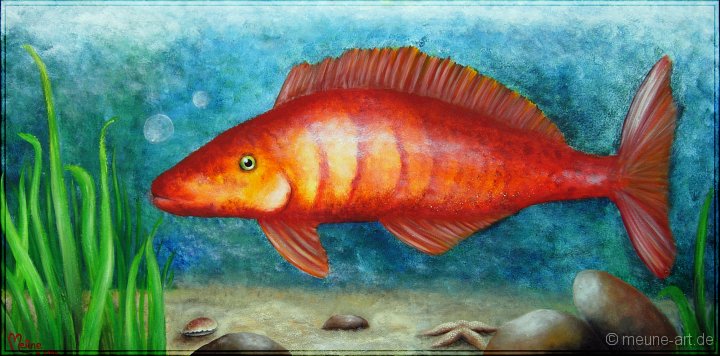 19 Melonenfisch Acryl auf Leinwand;
100 x 50 cm